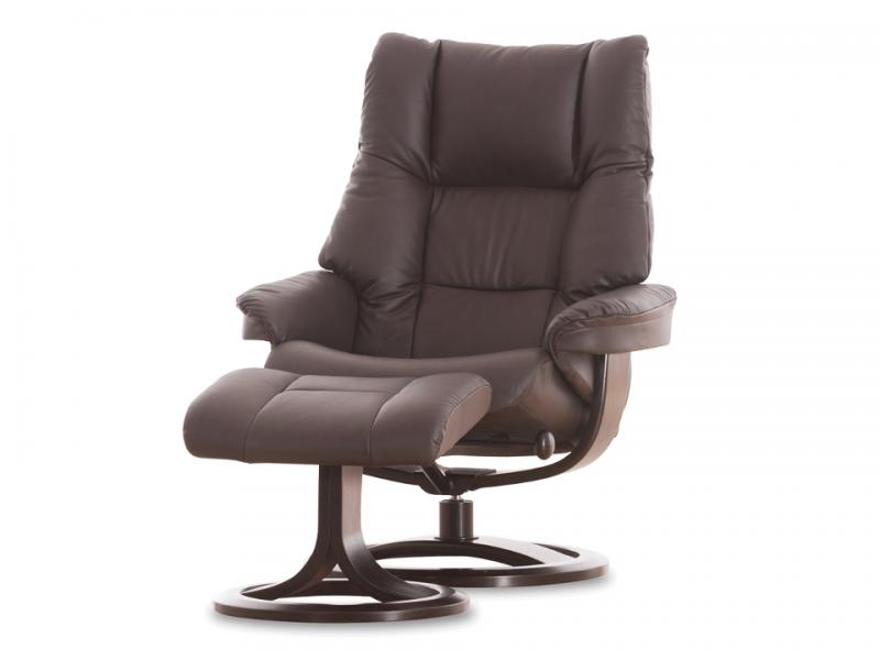 IMG Nordic 60 Chair with Footstool (Standard) Prime Leather VIP